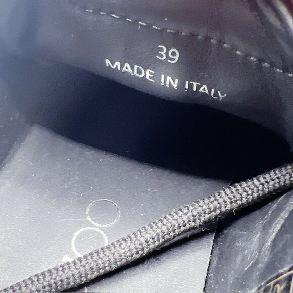 Jimmy Choo Seattle Floral Lace Mesh Trainers Sneaker Black Leather EU 39 US 9 - Picture 12 of 12